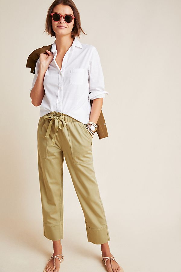 Frye x Anthropologie Domi Paperbag-Waisted Pants