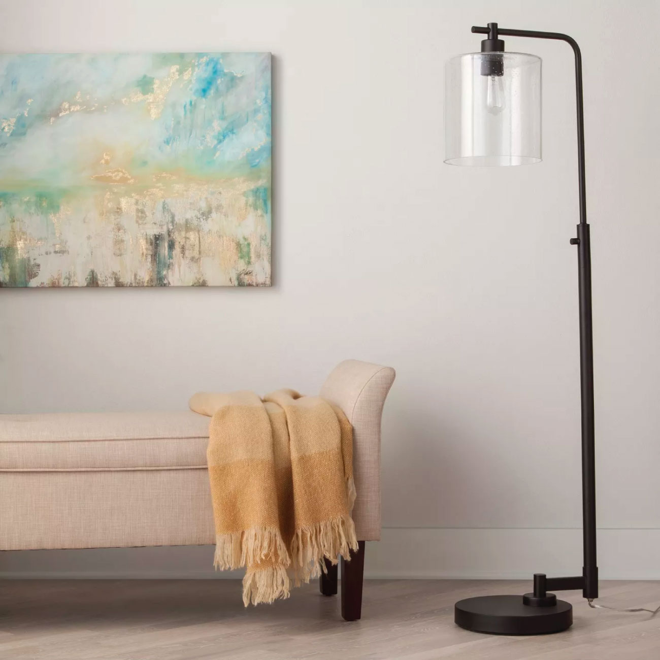 Hudson Industrial Floor Lamp