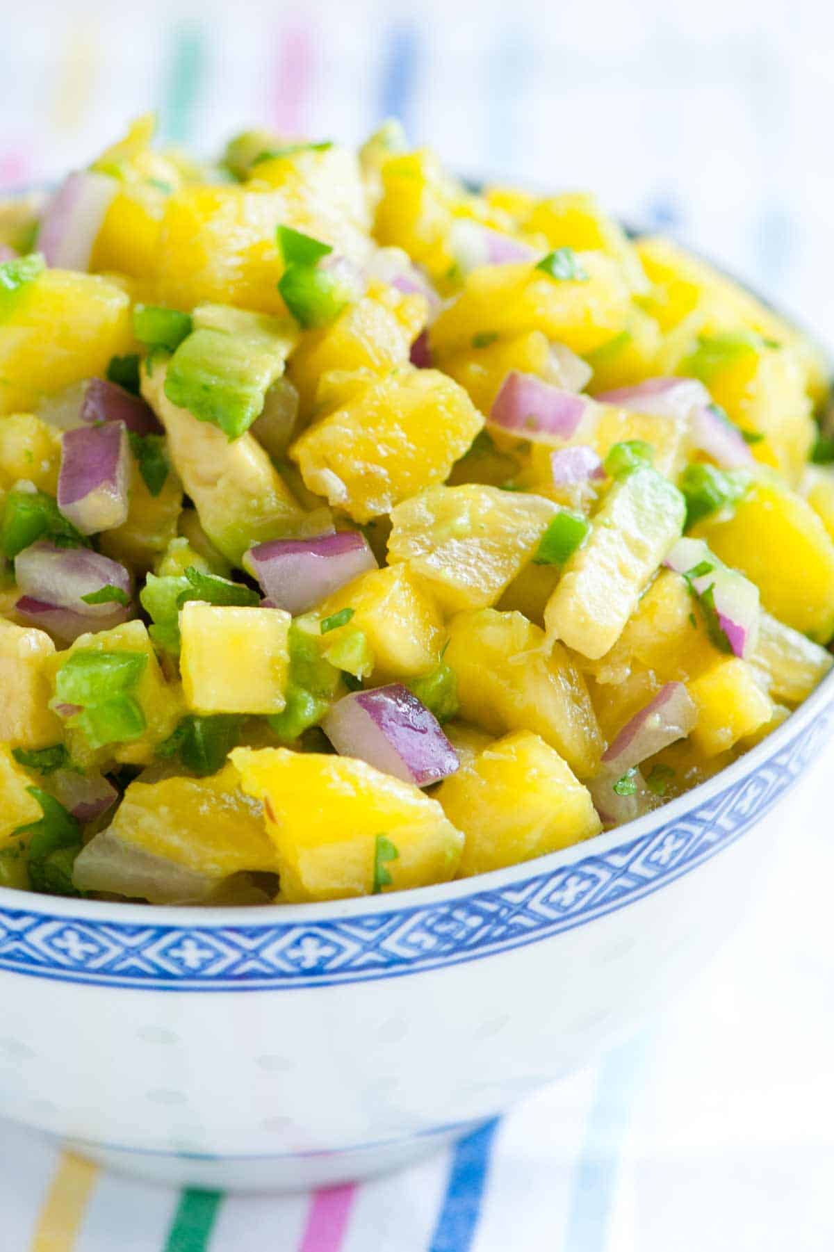 Spicy Avocado and Pineapple Salsa