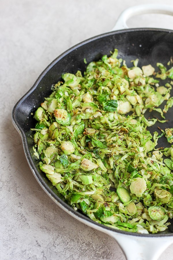 Shaved Brussel Sprouts