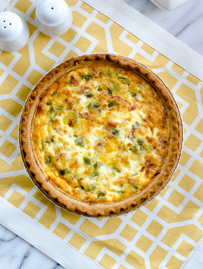 Quiche Lorraine - a beautiful dish for special occasions or Sunday brunch.| www.chicandsugar.com