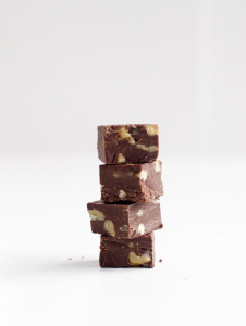 This "Fool Proof Fudge" requires only five ingredients and five minutes or preparation. This is a timeless dessert to make for holidays or gift. | www.chicandsugar.com