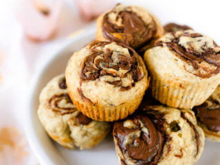 Banana Nutella Muffins